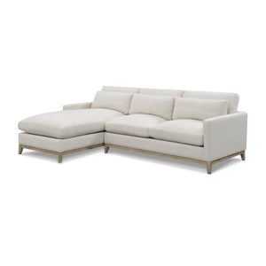 Hyde Chaise Sectional Salt Flat - Hyde Chaise Sectional Oat White SFHYDERST00NA Malouf