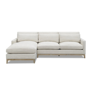 Hyde Chaise Sectional Salt Flat - Hyde Chaise Sectional Oat White SFHYDERST00NA Malouf