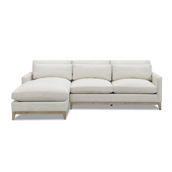 Hyde Chaise Sectional Salt Flat - Hyde Chaise Sectional Oat White SFHYDERST00NA Malouf