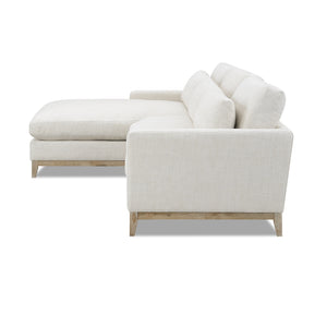 Hyde Chaise Sectional Salt Flat - Hyde Chaise Sectional Oat White SFHYDERST00NA Malouf