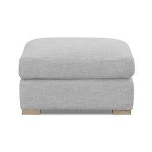 Alder Collection Ottoman Salt Flat - Alder Collection Ottoman Cloud Gray SFALDEOTT00GR Malouf