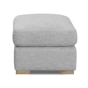 Alder Collection Ottoman Salt Flat - Alder Collection Ottoman Cloud Gray SFALDEOTT00GR Malouf