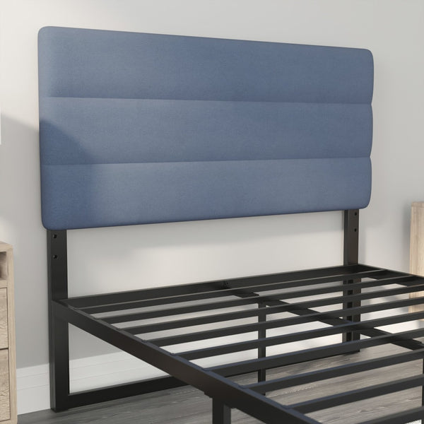 English Elm Paxton Full Channel Stitched Upholstered Headboard - Adjustable Height for Modern Bedroom Style Upgrade Blue In Stock. Usually ships in 24 - 48 business hours TW-3WLHB21-BL-F-GG