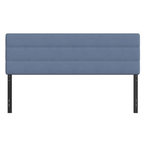 English Elm Paxton Full Channel Stitched Upholstered Headboard - Adjustable Height for Modern Bedroom Style Upgrade Blue In Stock. Usually ships in 24 - 48 business hours TW-3WLHB21-BL-K-GG