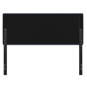 English Elm Paxton Full Channel Stitched Upholstered Headboard - Adjustable Height for Modern Bedroom Style Upgrade Blue In Stock. Usually ships in 24 - 48 business hours TW-3WLHB21-BL-Q-GG