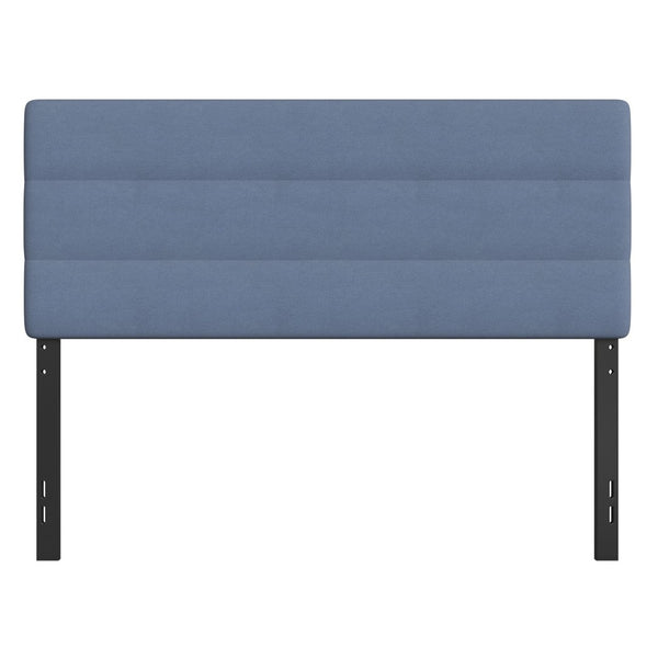 English Elm Paxton Full Channel Stitched Upholstered Headboard - Adjustable Height for Modern Bedroom Style Upgrade Blue In Stock. Usually ships in 24 - 48 business hours TW-3WLHB21-BL-Q-GG