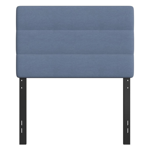 English Elm Paxton Full Channel Stitched Upholstered Headboard - Adjustable Height for Modern Bedroom Style Upgrade Blue In Stock. Usually ships in 24 - 48 business hours TW-3WLHB21-BL-T-GG