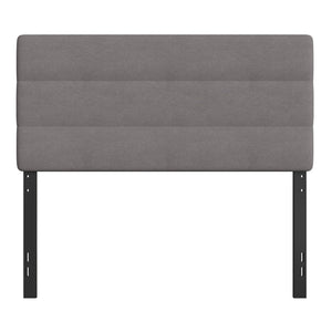 English Elm Paxton Full Channel Stitched Upholstered Headboard - Adjustable Height for Modern Bedroom Style Upgrade Gray In Stock. Usually ships in 24 - 48 business hours TW-3WLHB21-GY-F-GG