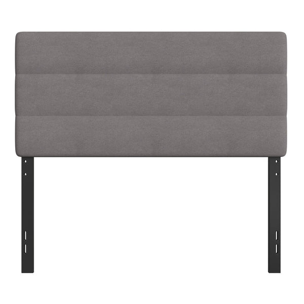 English Elm Paxton Full Channel Stitched Upholstered Headboard - Adjustable Height for Modern Bedroom Style Upgrade Gray In Stock. Usually ships in 24 - 48 business hours TW-3WLHB21-GY-F-GG