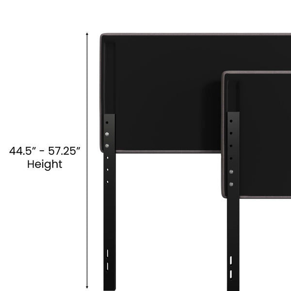 English Elm Paxton Full Channel Stitched Upholstered Headboard - Adjustable Height for Modern Bedroom Style Upgrade Gray In Stock. Usually ships in 24 - 48 business hours TW-3WLHB21-GY-K-GG