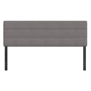 English Elm Paxton Full Channel Stitched Upholstered Headboard - Adjustable Height for Modern Bedroom Style Upgrade Gray In Stock. Usually ships in 24 - 48 business hours TW-3WLHB21-GY-K-GG