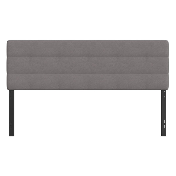 English Elm Paxton Full Channel Stitched Upholstered Headboard - Adjustable Height for Modern Bedroom Style Upgrade Gray In Stock. Usually ships in 24 - 48 business hours TW-3WLHB21-GY-K-GG