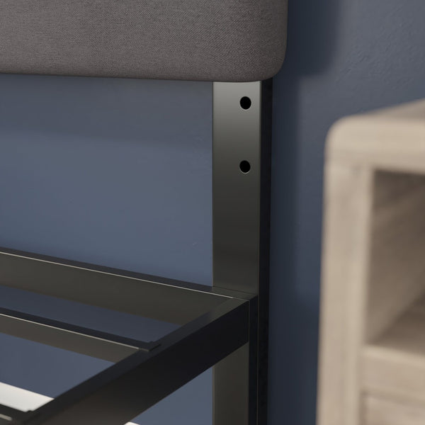 English Elm Paxton Full Channel Stitched Upholstered Headboard - Adjustable Height for Modern Bedroom Style Upgrade Gray In Stock. Usually ships in 24 - 48 business hours TW-3WLHB21-GY-Q-GG