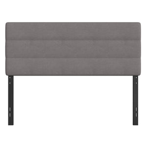 English Elm Paxton Full Channel Stitched Upholstered Headboard - Adjustable Height for Modern Bedroom Style Upgrade Gray In Stock. Usually ships in 24 - 48 business hours TW-3WLHB21-GY-Q-GG