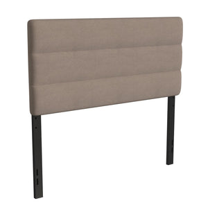 English Elm Paxton Full Channel Stitched Upholstered Headboard - Adjustable Height for Modern Bedroom Style Upgrade Taupe In Stock. Usually ships in 24 - 48 business hours TW-3WLHB21-TAN-F-GG