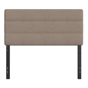 English Elm Paxton Full Channel Stitched Upholstered Headboard - Adjustable Height for Modern Bedroom Style Upgrade Taupe In Stock. Usually ships in 24 - 48 business hours TW-3WLHB21-TAN-F-GG