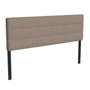 English Elm Paxton Full Channel Stitched Upholstered Headboard - Adjustable Height for Modern Bedroom Style Upgrade Taupe In Stock. Usually ships in 24 - 48 business hours TW-3WLHB21-TAN-K-GG