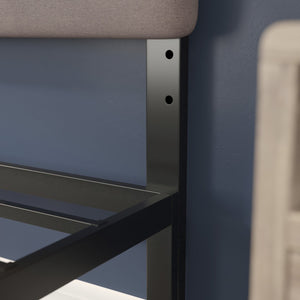 English Elm Paxton Full Channel Stitched Upholstered Headboard - Adjustable Height for Modern Bedroom Style Upgrade Taupe In Stock. Usually ships in 24 - 48 business hours TW-3WLHB21-TAN-K-GG