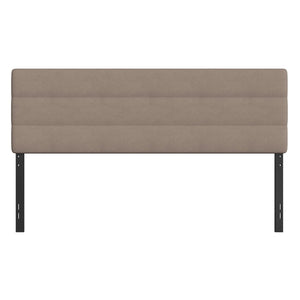 English Elm Paxton Full Channel Stitched Upholstered Headboard - Adjustable Height for Modern Bedroom Style Upgrade Taupe In Stock. Usually ships in 24 - 48 business hours TW-3WLHB21-TAN-K-GG