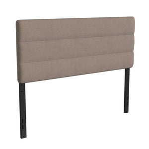 English Elm Paxton Full Channel Stitched Upholstered Headboard - Adjustable Height for Modern Bedroom Style Upgrade Taupe In Stock. Usually ships in 24 - 48 business hours TW-3WLHB21-TAN-Q-GG