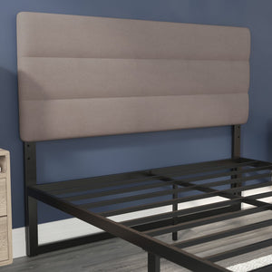 English Elm Paxton Full Channel Stitched Upholstered Headboard - Adjustable Height for Modern Bedroom Style Upgrade Taupe In Stock. Usually ships in 24 - 48 business hours TW-3WLHB21-TAN-Q-GG