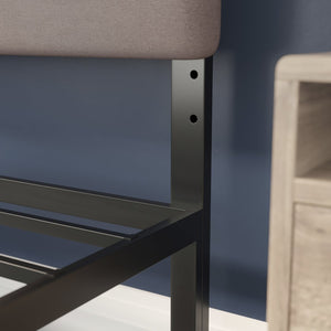 English Elm Paxton Full Channel Stitched Upholstered Headboard - Adjustable Height for Modern Bedroom Style Upgrade Taupe In Stock. Usually ships in 24 - 48 business hours TW-3WLHB21-TAN-T-GG