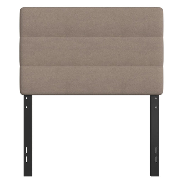 English Elm Paxton Full Channel Stitched Upholstered Headboard - Adjustable Height for Modern Bedroom Style Upgrade Taupe In Stock. Usually ships in 24 - 48 business hours TW-3WLHB21-TAN-T-GG