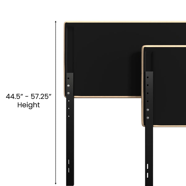 English Elm Paxton Full Channel Stitched Upholstered Headboard - Adjustable Height for Modern Bedroom Style Upgrade Cream In Stock. Usually ships in 24 - 48 business hours TW-3WLHB21-W-F-GG