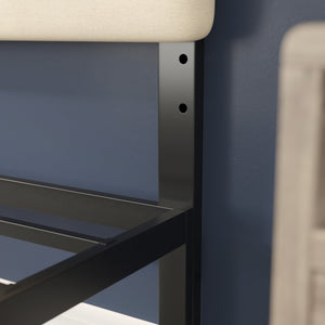 English Elm Paxton Full Channel Stitched Upholstered Headboard - Adjustable Height for Modern Bedroom Style Upgrade Cream In Stock. Usually ships in 24 - 48 business hours TW-3WLHB21-W-K-GG