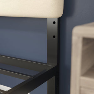 English Elm Paxton Full Channel Stitched Upholstered Headboard - Adjustable Height for Modern Bedroom Style Upgrade Cream In Stock. Usually ships in 24 - 48 business hours TW-3WLHB21-W-Q-GG