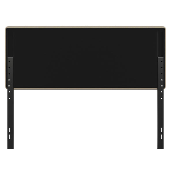 English Elm Paxton Full Channel Stitched Upholstered Headboard - Adjustable Height for Modern Bedroom Style Upgrade Cream In Stock. Usually ships in 24 - 48 business hours TW-3WLHB21-W-Q-GG