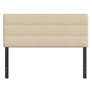 English Elm Paxton Full Channel Stitched Upholstered Headboard - Adjustable Height for Modern Bedroom Style Upgrade Cream In Stock. Usually ships in 24 - 48 business hours TW-3WLHB21-W-Q-GG
