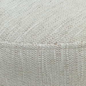 Lh Imports Francesca Stool - Modern Plush Seating In 100% Polyester Fabric For Ultimate Comfort & Style Beige Walnut Wood,100% Polyester Fabric,Pu Foam Tw017