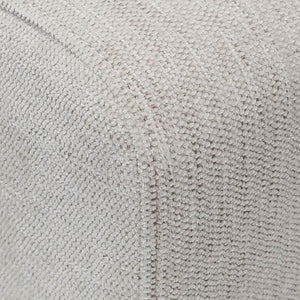 Lh Imports Francesca Bench - Modern Plush Comfort With 100% Polyester Fabric For Stylish Home Beautification Beige Walnut Wood,100% Polyester Fabric,Pu Foam Tw018