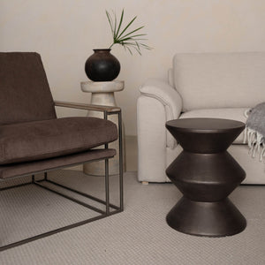 Lh Imports Logan Club Chair - Modern Industrial Style With Plush Comfort And 100% Polyester Fabric For Your Home Brown 100% Polyester Fabric,Pu Foam,Walnut Wood,Metal Tw019