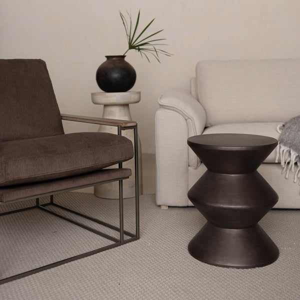 Lh Imports Logan Club Chair - Modern Industrial Style With Plush Comfort And 100% Polyester Fabric For Your Home Brown 100% Polyester Fabric,Pu Foam,Walnut Wood,Metal Tw019