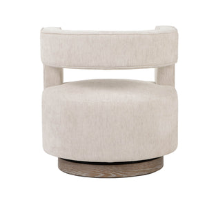 Lh Imports Romer Club Chair - Luxurious Comfort With Rounded Armrests, Plush Cushioning & Elegant Design Beige Pu Foam,100% Polyester Fabric,Wood Base Tw020