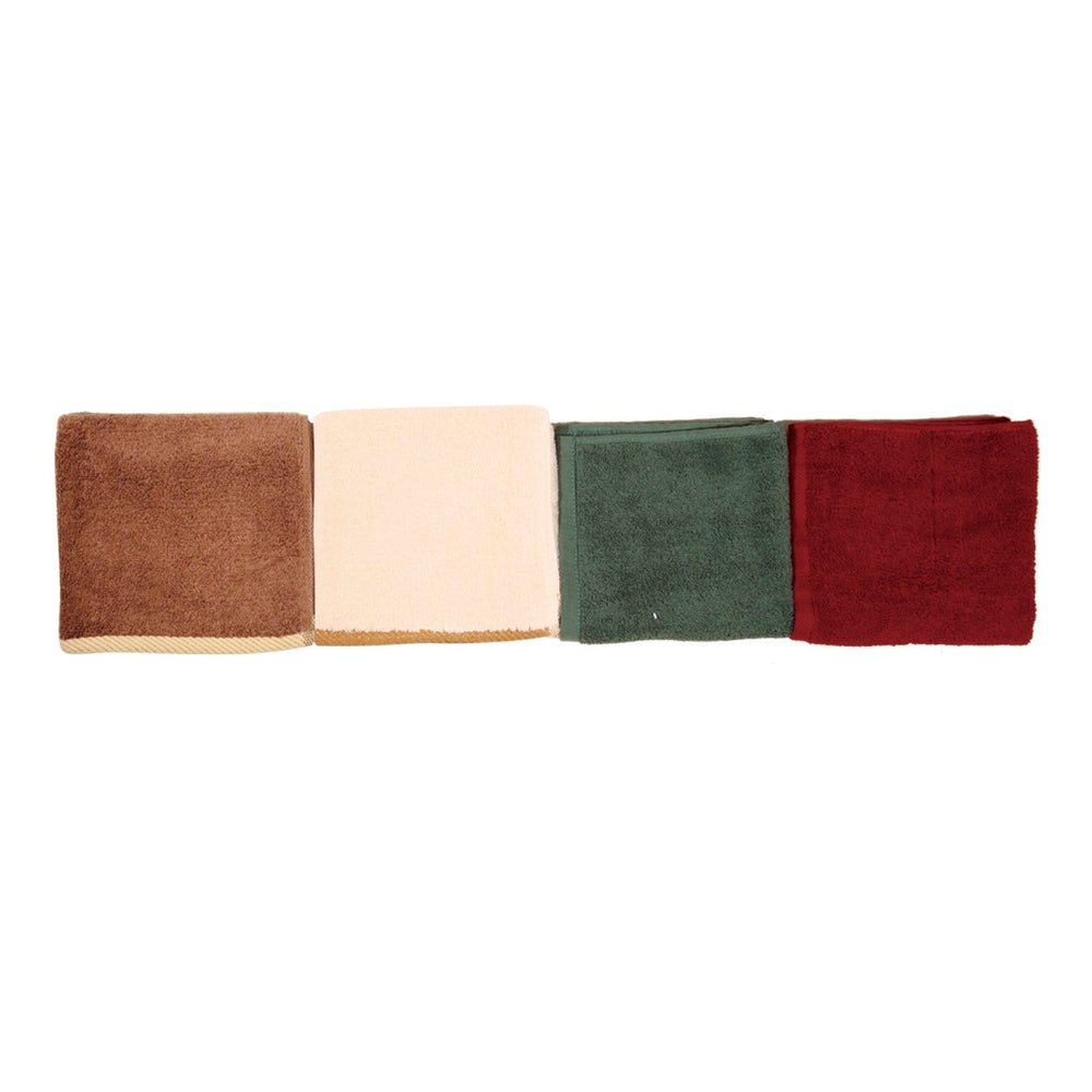 Hiend Accents Wash Cloth Set - Luxurious 4-piece Collection For Ultimate Softness And Stylish Bathroom Decor Turquoise 95% Cotton,5% Polyester Tw1001-os-tq