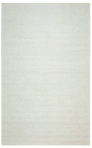 Rizzy Twist TW3065 Hand Woven Casual/Solid Wool Rug Off White  9' x 12'