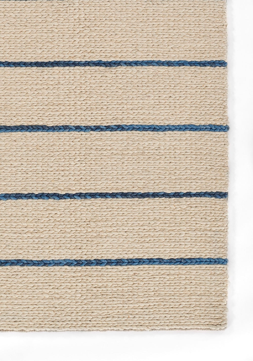 Momeni Twine TWI-1 Hand Woven Contemporary Striped Indoor Rug Blue 9' x 12'
