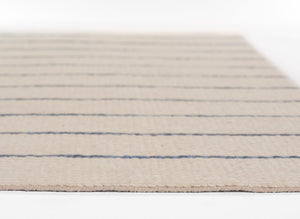 Momeni Twine TWI-1 Hand Woven Contemporary Striped Indoor Rug Blue 9' x 12'