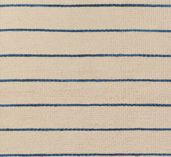 Momeni Twine TWI-1 Hand Woven Contemporary Striped Indoor Rug Blue 9' x 12'