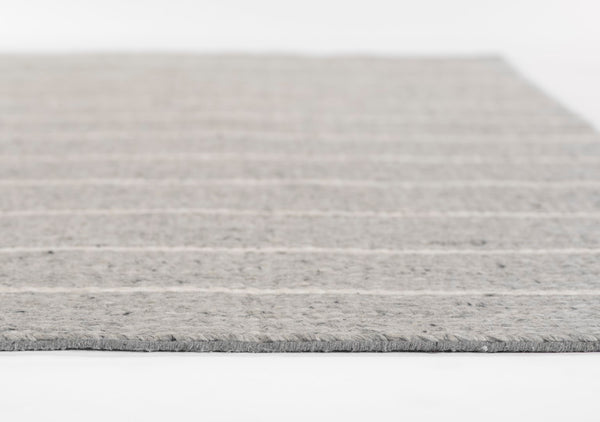 Momeni Twine TWI-1 Hand Woven Contemporary Striped Indoor Rug Grey 9' x 12'