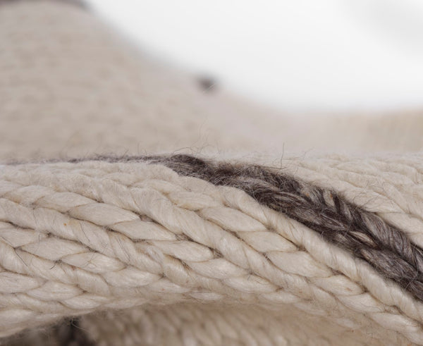 Momeni Twine TWI-1 Hand Woven Contemporary Striped Indoor Rug Ivory 9' x 12'