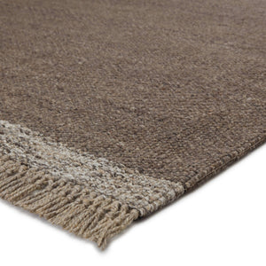 Jaipur Living Jaipur Living Handwoven Wool Chevron Area Rug with Fringe for Modern Rooms Light Brown 8'X10' RUG148794