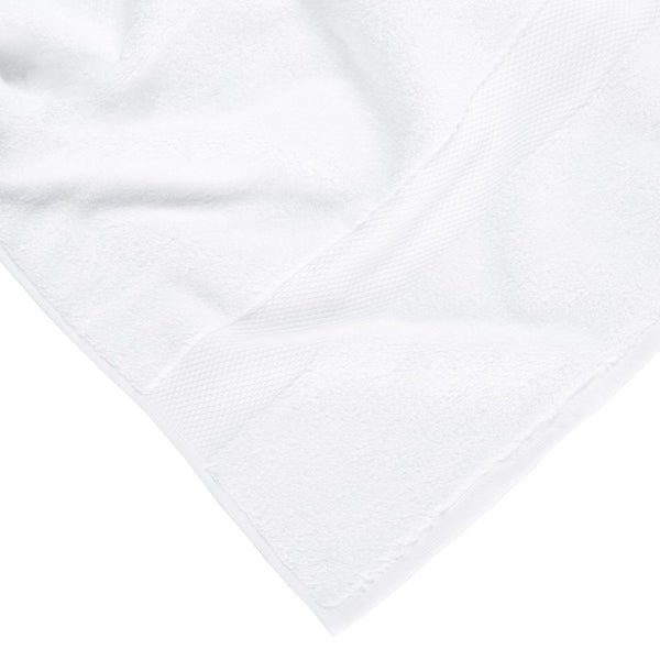 Safavieh Super Plush Bath Towel Set - Experience Spa-Like Comfort with 640 GSM Cotton Towels for Daily Luxury White TWL1050A-SET2