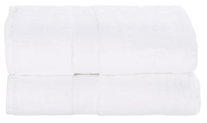 Safavieh Super Plush Bath Towel Set - Experience Spa-Like Comfort with 640 GSM Cotton Towels for Daily Luxury White TWL1050A-SET2