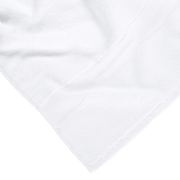 Safavieh Super Plush 8-Piece Towel Bundle - Luxurious 640 GSM Cotton for Ultimate Softness & Absorbency White TWL1850A