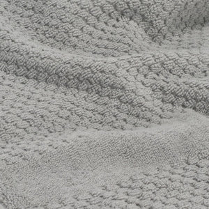 Safavieh Chelsea, 8 Piece Cotton Towel Set with Popcorn Weave Texture for a Plush Spa Bath Gray TWL1870B