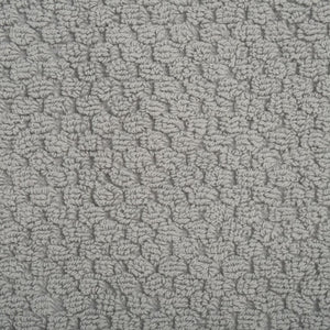 Safavieh Chelsea, 8 Piece Cotton Towel Set with Popcorn Weave Texture for a Plush Spa Bath Gray TWL1870B
